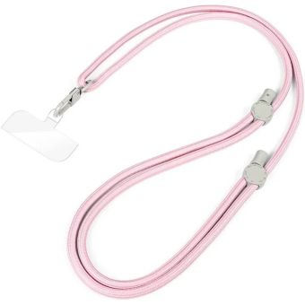 DUX DUCIS Plaz, šnúrka na krk pre mobil, svetlo ružová