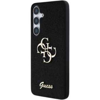 Obal Guess PU Fixed Glitter 4G Metal Logo Samsung Galaxy S25 5G S931 GUHCS25SHG4SGK Black