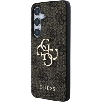 Obal Guess PU 4G Metal Logo Samsung Galaxy S25+ 5G S936 GUHCS25M4GMGBR Brown