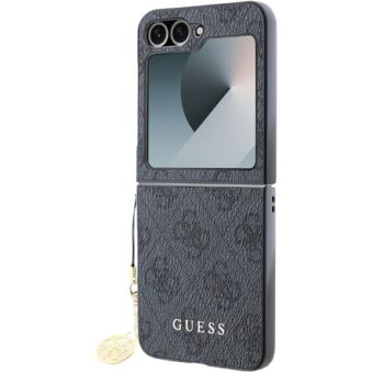 Obal Guess 4G Charm Samsung Galaxy Z Flip6 5G F741 GUHCZF6GF4GGR Grey