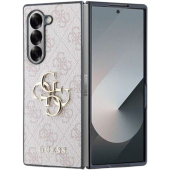 Obal Guess PU 4G Metal Logo Samsung Galaxy Z Fold6 5G F956 GUHCZFD64GMGPI Pink