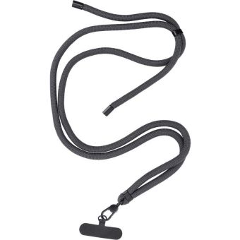 SWING (8mm) nastaviteľná šnúrka na mobil 165cm sivá