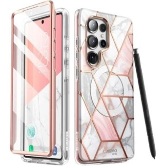 Obal Supcase Cosmo Mag MagSafe Samsung Galaxy S25 Ultra 5G S938 Marble