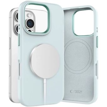Obal Tech-Protect Silicone Pure MagSafe Apple iPhone 16 Pro Max Sky Blue
