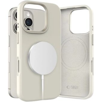 Obal Tech-Protect Silicone Pure MagSafe Apple iPhone 16 Pro Max Cosmic Latte