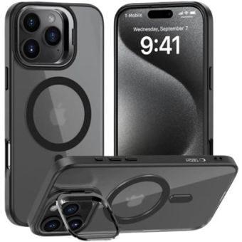 Obal Tech-Protect Magstand MagSafe Apple iPhone 16 Pro Max Matte Black