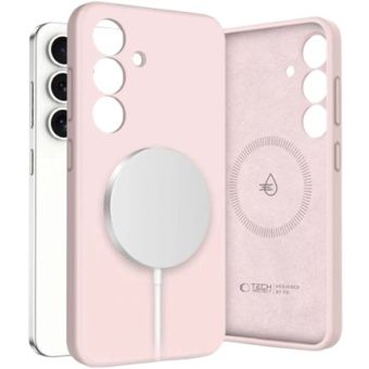 Obal Tech-Protect Liquid Silicone MagSafe Samsung Galaxy S25 5G S931 Pink Pearl