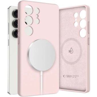 Obal Tech-Protect Liquid Silicone MagSafe Samsung Galaxy S25 Ultra 5G S938 Pink Pearl