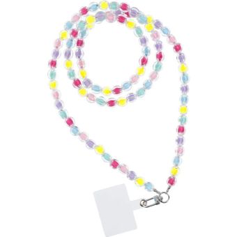 Šnúrka na krk pre telefón,120cm (60cm v slučke), viacfarebná