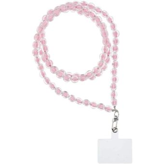 Šnúrka na krk pre telefón,120cm (60cm v slučke), ružová
