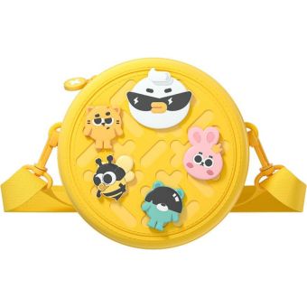 PICOCICI Malá okrúhla taška K36 žltá