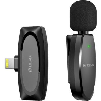 Devia Kintone Lightning, mikrofón pre smartfón, čierny