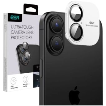 Ochranné sklo na fotoaparát ESR Armorite Camera Protector Apple iPhone 16/16 Plus čierne