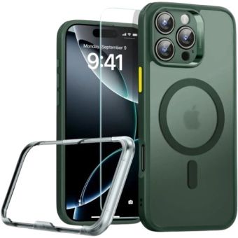 Obal ESR Classic Pro Set Halolock MagSafe Apple iPhone 16 Pro Max Frosted Green