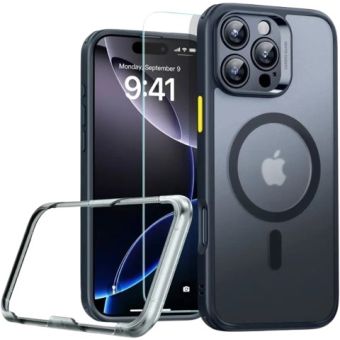 Obal ESR Classic Pro Set Halolock MagSafe Apple iPhone 16 Pro Max Frosted Black