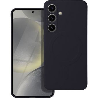 Obal SILICONE MAG COVER case MagSafe Samsung Galaxy S25 5G S931 black