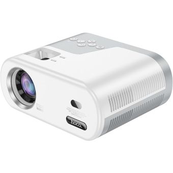 HOCO DT2, projektor, Android Wi-Fi Bluetooth 720P, biely