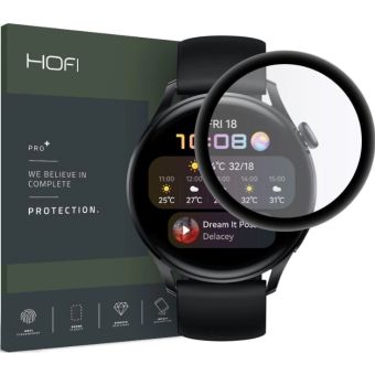 Tvrdené sklo na Huawei Watch 3 46 mm Hofi Hybrid čierne