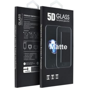 Ochranné sklo 5D Full Glue Tempered Glass Apple iPhone 13/16e (MATTE) čierne