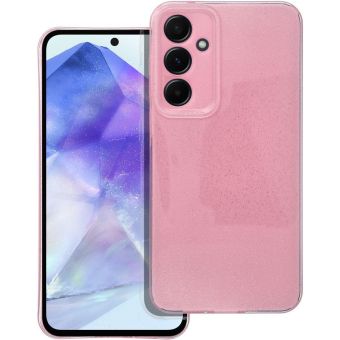 Obal CLEAR CASE 2mm BLINK Samsung Galaxy A55 5G A556 pink