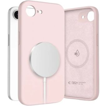 Obal Tech-Protect Liquid Silicone MagSafe Apple iPhone 16e ružový
