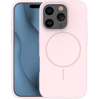 Obal Silicone Thin Mag Apple iPhone 15 Pro ružový