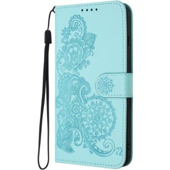 Obal MEZZO Book Xiaomi Redmi A5/POCO C71 mandala svetlo modrý