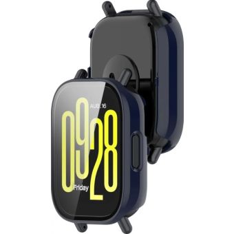 Ochranné puzdro/sklo Bizon Case PlusGlass Watch Xiaomi Redmi Watch 5 Active modré
