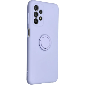 Obal SILICONE RING case Xiaomi Redmi Note 14 4G fialový