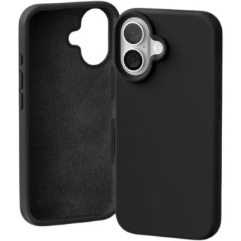 Obal Mercury Silicone Apple iPhone 16 čierny