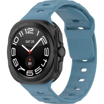 Remienok Bizon Strap Watch Silicone Samsung Galaxy Watch Ultra 47 mm modrý