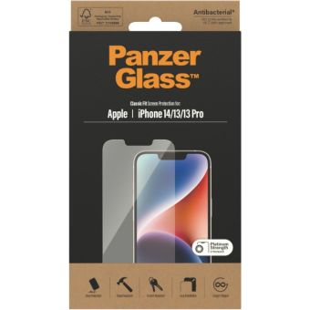 PanzerGlass - Tvrdené sklo AB pre Apple iPhone 16e/14/13 Pro/13, číra