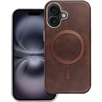 Obal GENTLEMAN MAG COVER Case MagSafe Apple iPhone 15 hnedý