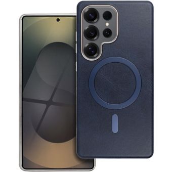 Obal GENTLEMAN MAG COVER Case MagSafe Samsung Galaxy S25+ 5G S936 modrý