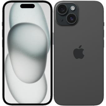 Používaný Apple iPhone 15 Plus 512 GB čierna Trieda A