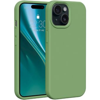 Obal Etteri Silicone case Apple iPhone 15 light green