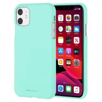 Obal Mercury Soft Apple iPhone 11 zelený