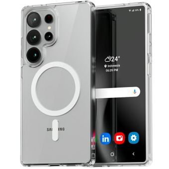 Obal Mercury JelHard MagSafe Samsung Galaxy S25 Ultra 5G S938 transparentný