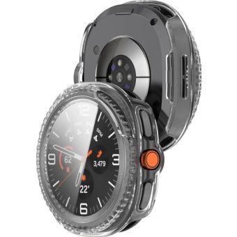 Ochranné puzdro/sklo Bizon Case+Glass Samsung Galaxy Watch 8 Classic 46mm transparentné