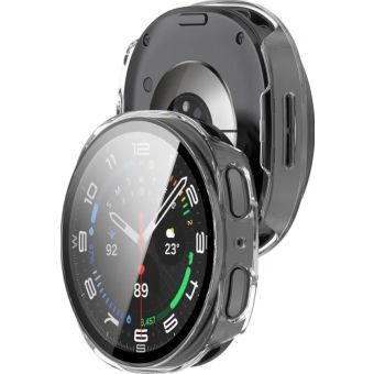 Ochranné puzdro/sklo Bizon Case+Glass Samsung Galaxy Watch 8 40mm transparentné