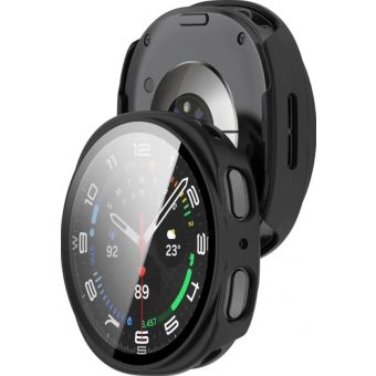 Ochranné puzdro/sklo Bizon Case+Glass Samsung Galaxy Watch 8 44mm čierne