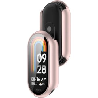 Ochranné puzdro/sklo Bizon Case+Glass Xiaomi Smart Band 10 ružové