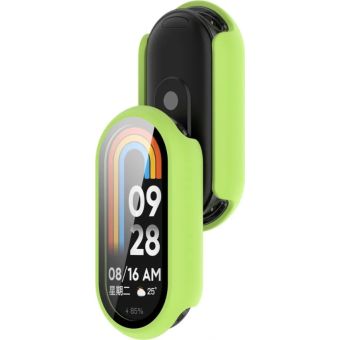 Ochranné puzdro/sklo Bizon Case+Glass Xiaomi Smart Band 10 zelené