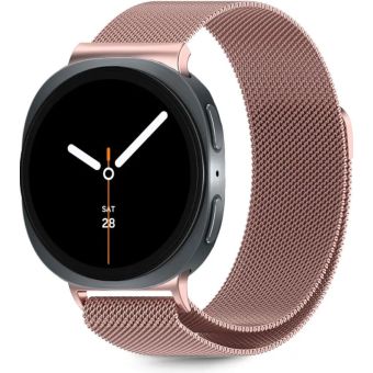 Remienok Tech-Protect Milaneseband Samsung Galaxy Watch 8/Classic 40/44/46mm ružovo-zlatý