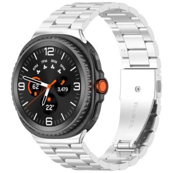 Remienok Bizon Strap Watch Aura Samsung Galaxy Watch 8 40mm/44mm/8 Classic 46mm strieborný