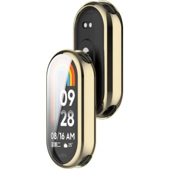 Ochranné puzdro/sklo Bizon Case Watch Felipe Xiaomi Smart Band 10 zlaté