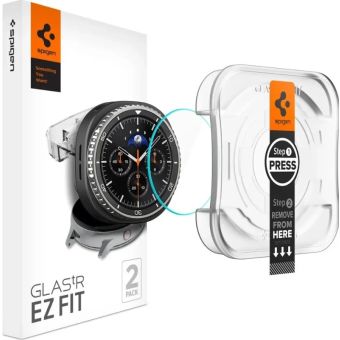 Ochranné sklo Spigen Glas.tr ez-Fit Samsung Galaxy Watch 8 Classic 46mm transparentné (2ks)