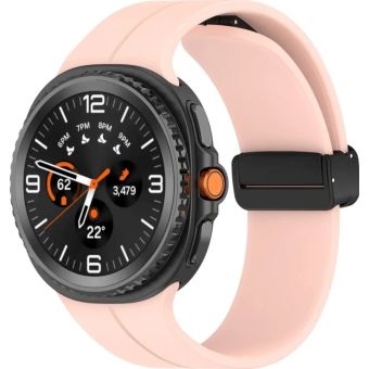 Remienok Bizon Strap Watch Silicone L Samsung Galaxy Watch 8 40mm/44mm/8 Classic 46mm ružový