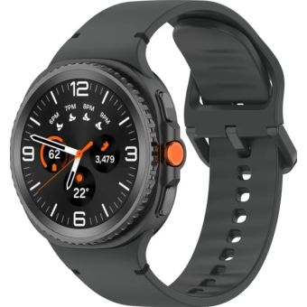 Remienok Bizon Strap Watch Silicone G Samsung Galaxy Watch 8 40mm/44mm/8 Classic 46mm sivý