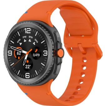 Remienok Bizon Strap Watch Silicone G Samsung Galaxy Watch 8 40mm/44mm/8 Classic 46mm oranžový